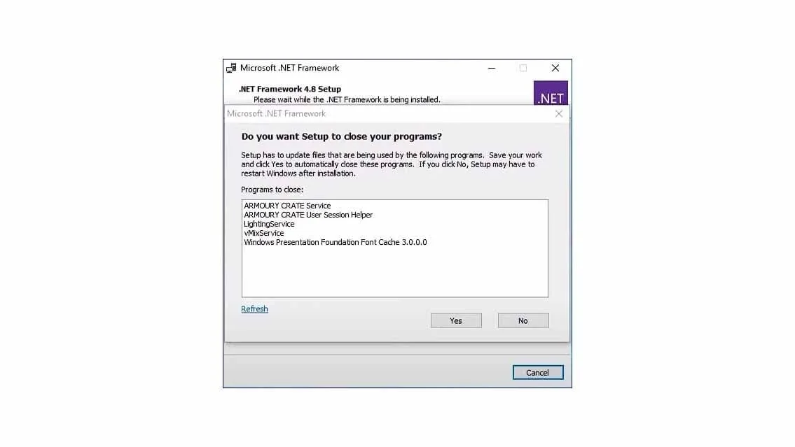 how to install Microsoft .NET Framework Latest Version