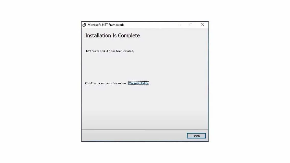 Microsoft .NET Framework Installation Guide