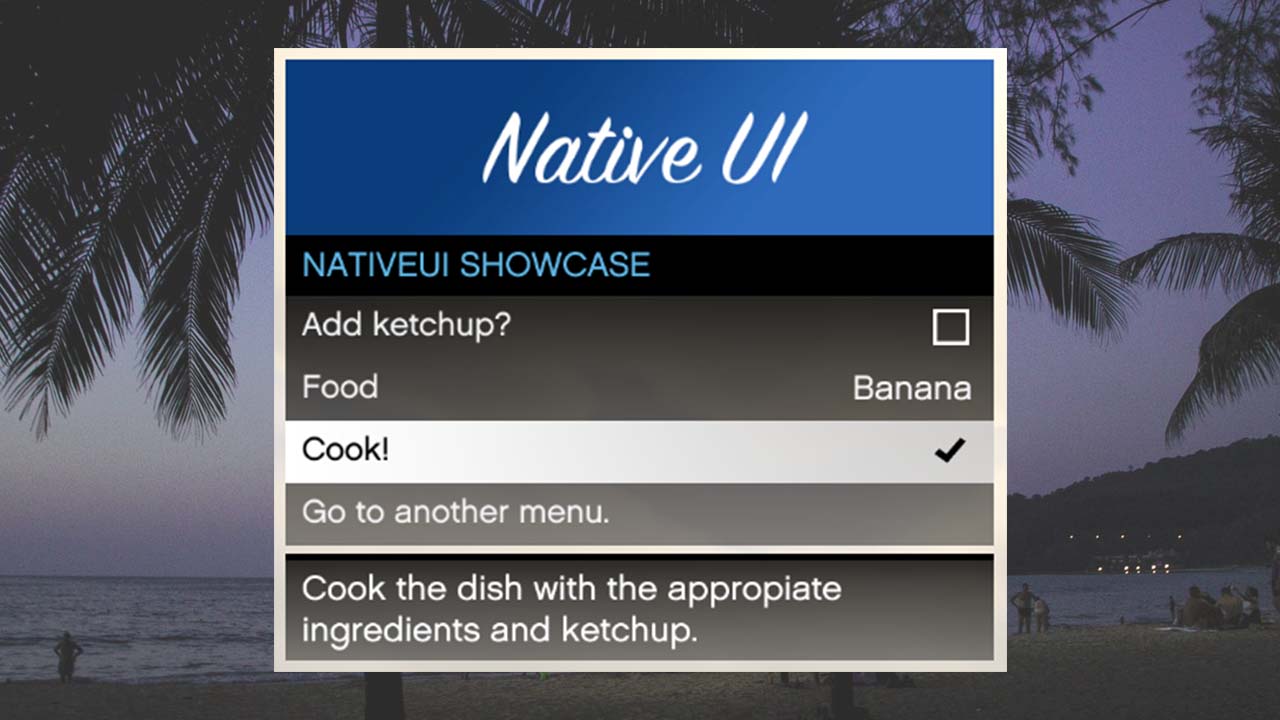 Гта 5 native ui