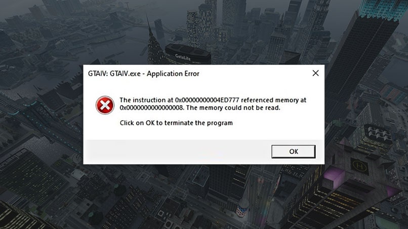 How to fix GTA 4 Error GTAIV: GTAIV.exe - Application Error (The instruction at 0x00000000004ED77 referenced memory at 0x0000000000000008. The memory could not be read) Solved