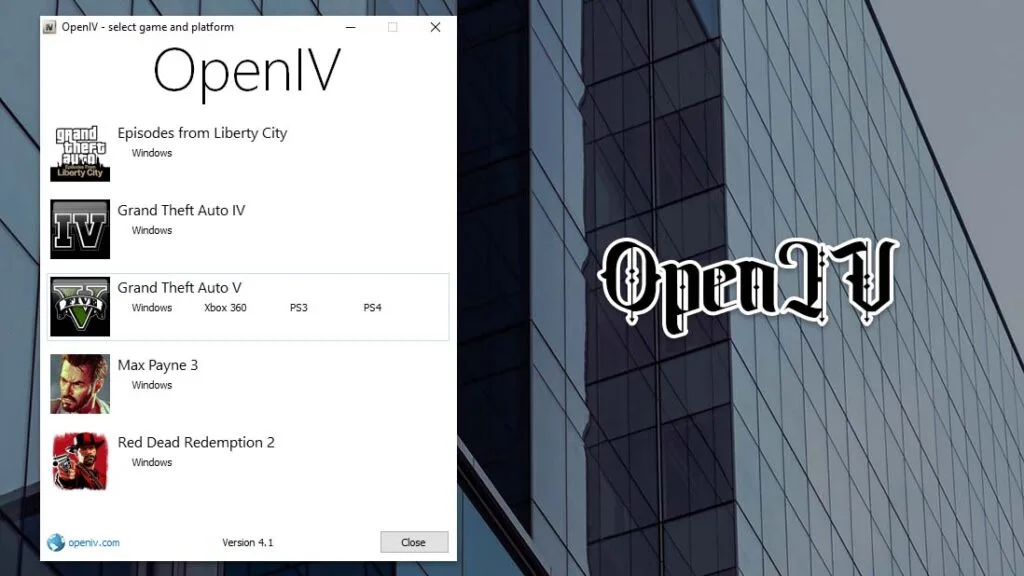 OpenIV Modding Tool OpenIV Modding Tool