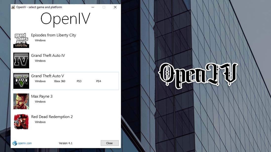 download openiv