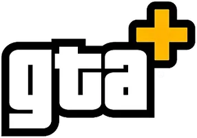 GTA+: Rockstar Games Paid Subscription GTA+ logo, gta + transparent watermark logo, gta plus icon download Grand Theft Auto 5 online plus + png best quality clip arts, illustration art, photoshop, transparent background wallpaper for GTA+ Rockstar Games, GTA V logo for GTAplus.