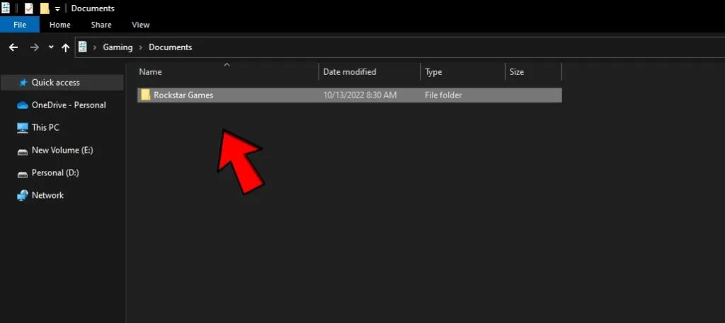 Rockstar Games Folder for Documents