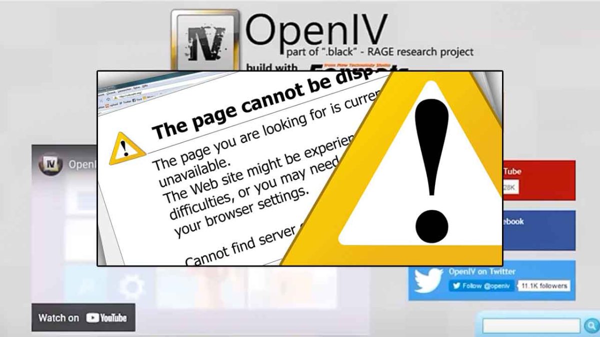 OpenIV Website Down? Here's How to Fix it! GameDecide