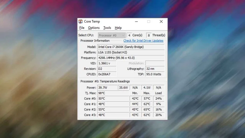 Stay on Top of Your PC's Temperature: How to Download, use, and Install Core Temp for Accurate Real-Time Monitoring on Windows 7,8.1,10, and 11 on PC.