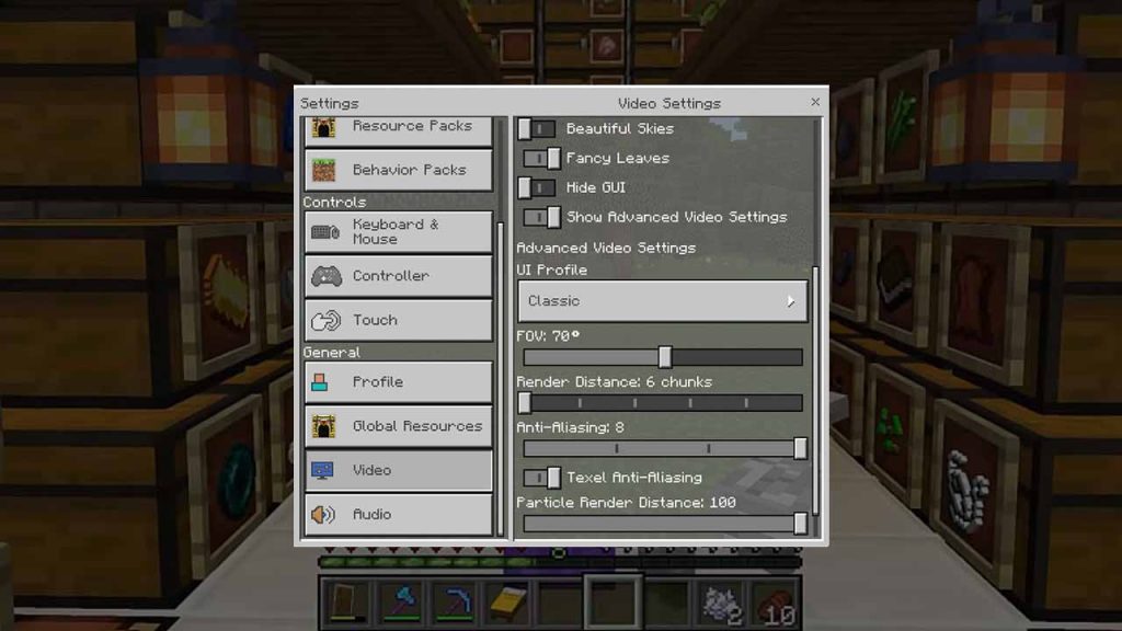 How to increase and decrease Render Distance in Minecraft java and bedrock edition