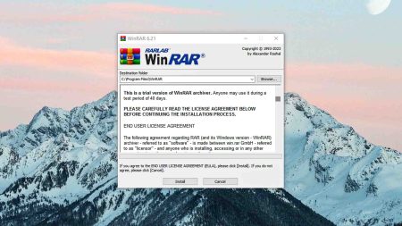 Guide on downloading free software and learn how to install WinRAR for Windows, macOS, and Linux application program.