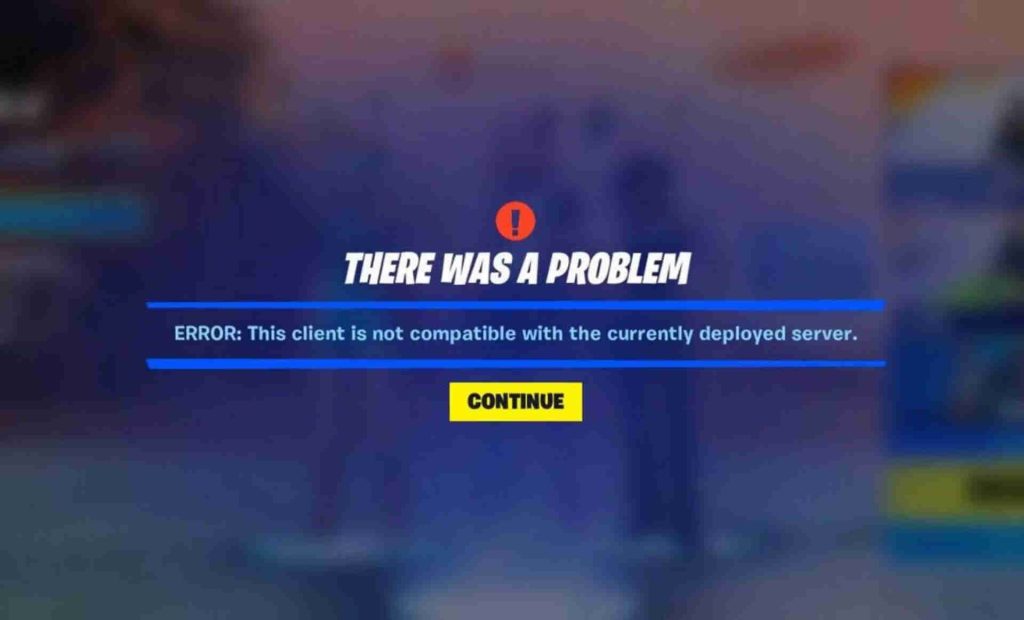 Guide on How to fix Fortnite This Client is Not Compatible on Epic Games Launcher.