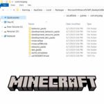 Where is Minecraft Bedrock files location on Windows 10 and 11