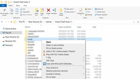 how to create a mods folder in Grand Theft Auto V directory root, download a premade empty mods folder to install mods in GTA 5 Mods on PC, PlayStation, & Xbox.