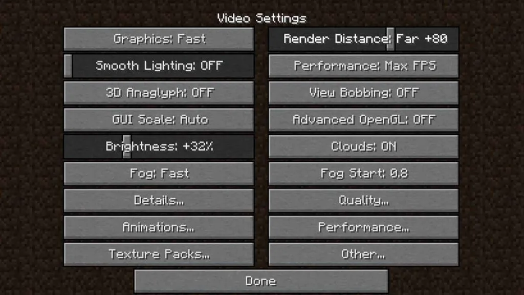 How to increase and decrease Render Distance in Minecraft
