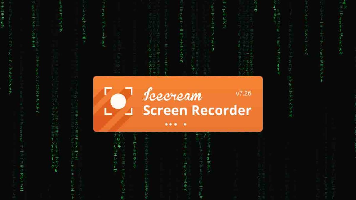 Download Icecream Screen Recorder Pro Free For PC