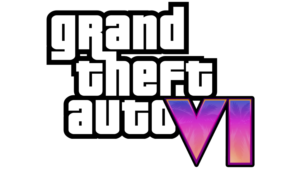 download GTA 6 Logo png, green screen icon drawing image wallpaper background vector, SVG, artwork favicon Grand Theft Auto VI (GTA VI) transparent logo free download.