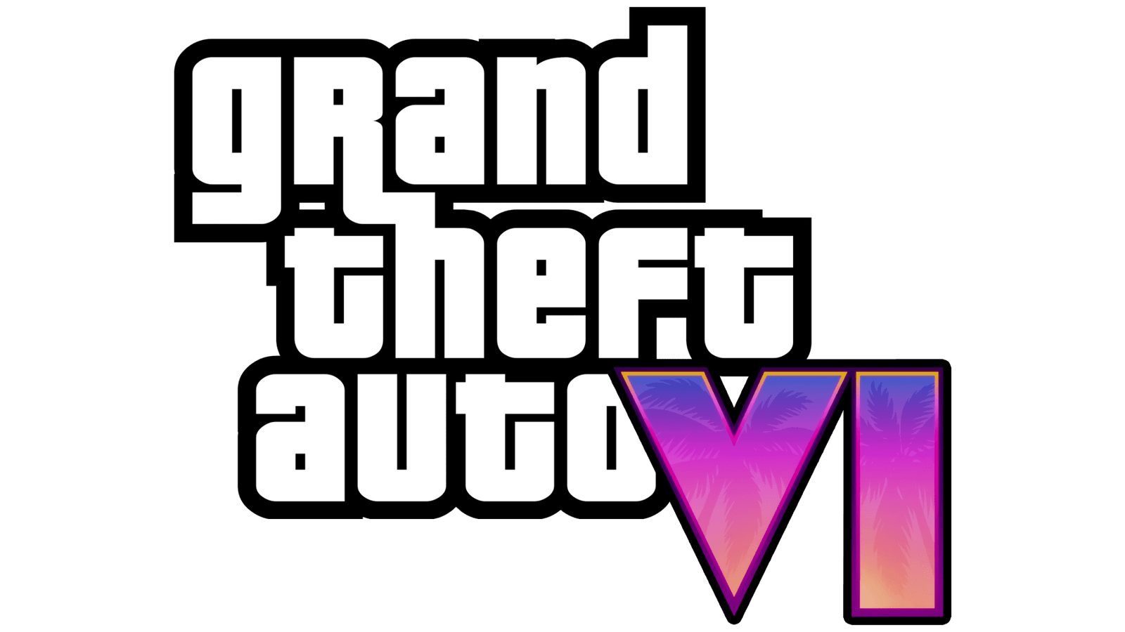 Download Grand Theft Auto VI GTA 6 Logo PNG Green Screen