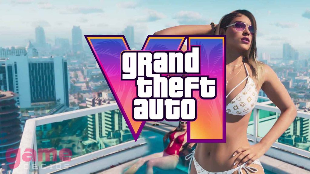 Grand Theft Auto VI transparent greenscreen logo icon, GTA 6 Green Screen Logo free download
