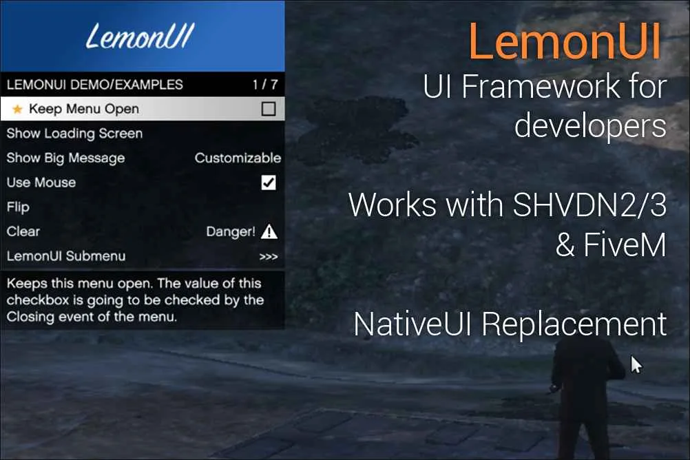 LemonUI: Open Source UI Library – GTA 5 Mods LemonUI: Open Source UI Library - GTA 5 Mods
