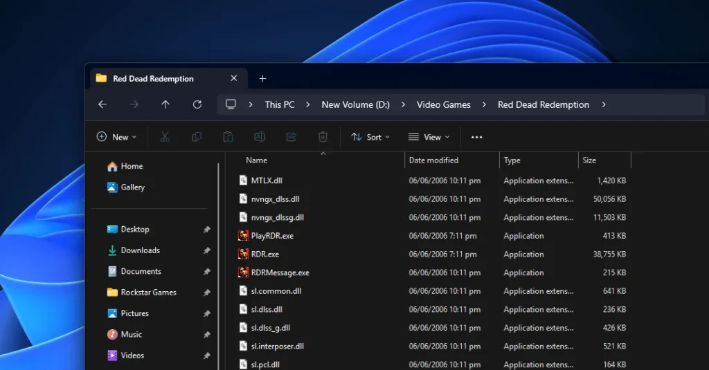 Find & access Red Dead Redemption (RDR 1) directory/main folder on Windows for Steam, Rockstar Launcher, Epic Games, or manual setups installation files.