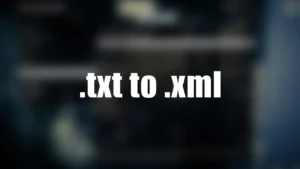 .txt to .xml Converter .txt to .xml Converter