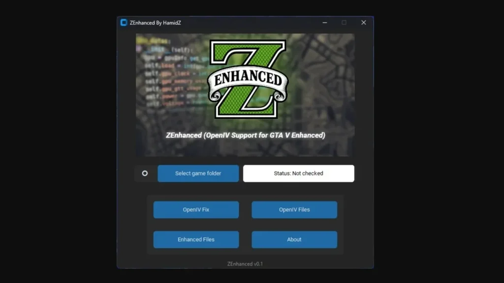ZEnhanced – Enable OpenIV Support for GTA V Enhanced Edition
