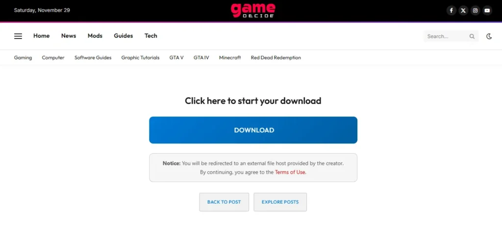 Proceed to the Download Page