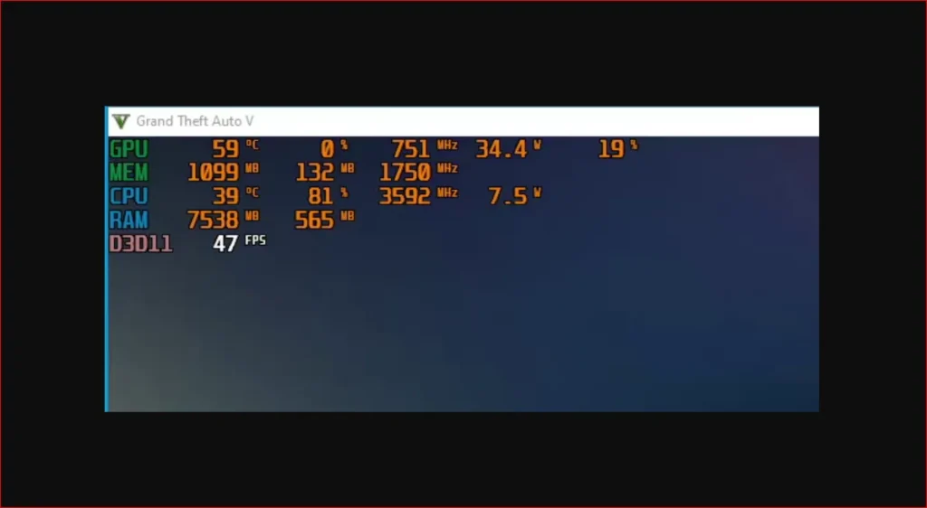 Monitor in-game FPS using MSI Afterburner with RivaTuner to enable FPS counter