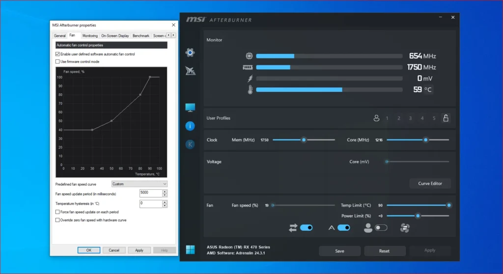 How to Create a Custom Fan Curve in MSI Afterburner