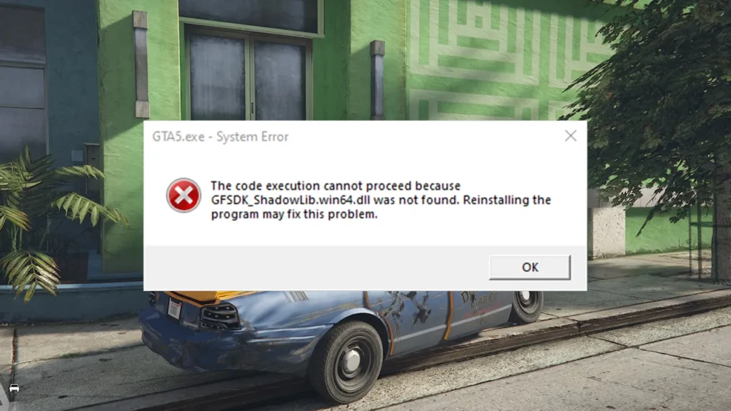 Fix GTA 5 Legacy System Error: GFSDK_ShadowLib.win64.dll How to Fix GTA 5 Legacy System Error: “GFSDK_ShadowLib.win64.dll was not found” on PC