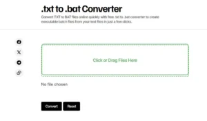TXT to BAT - Online .txt to .bat Converter