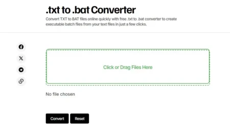 TXT to BAT - Online .txt to .bat Converter