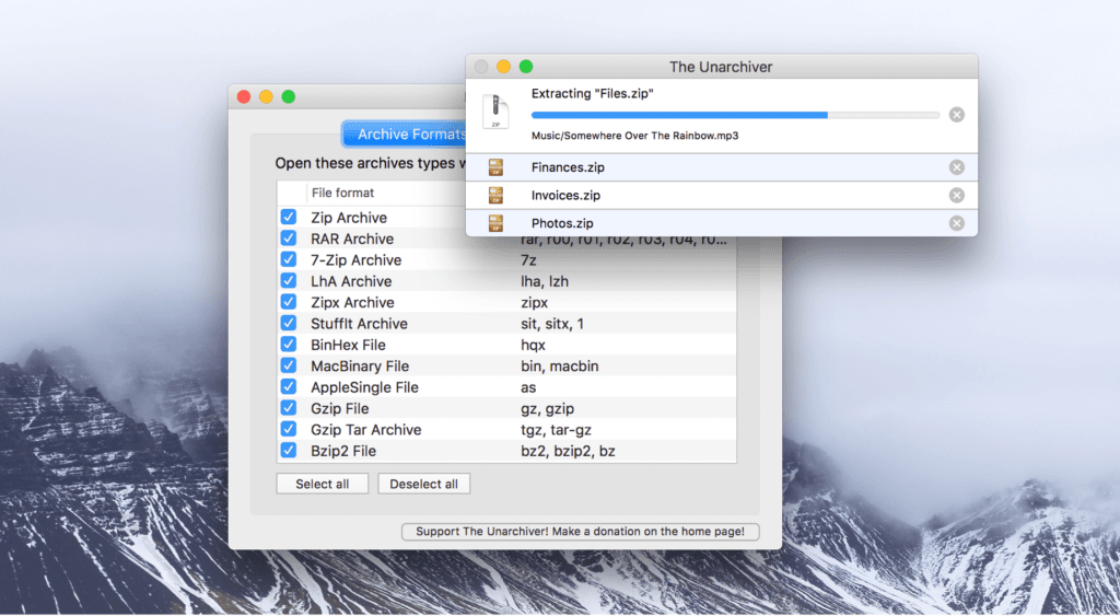 Download The Unarchiver (macOS) Latest for MacBook, & iMac Download The Unarchiver